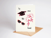 The Shelley Society - To One Fab Grad Graduation Fashion Stylish Greeting Card