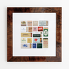 Match South - Charleston Collage (New): White Frame: $135