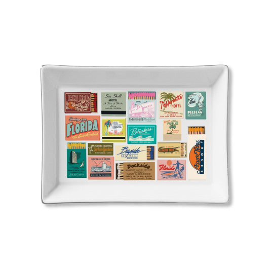 Toss Designs - Ceramic Tray - Florida Matches