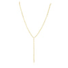 Sahira Jewelry Design - Anastasia Cz Lariat: Yellow Gold