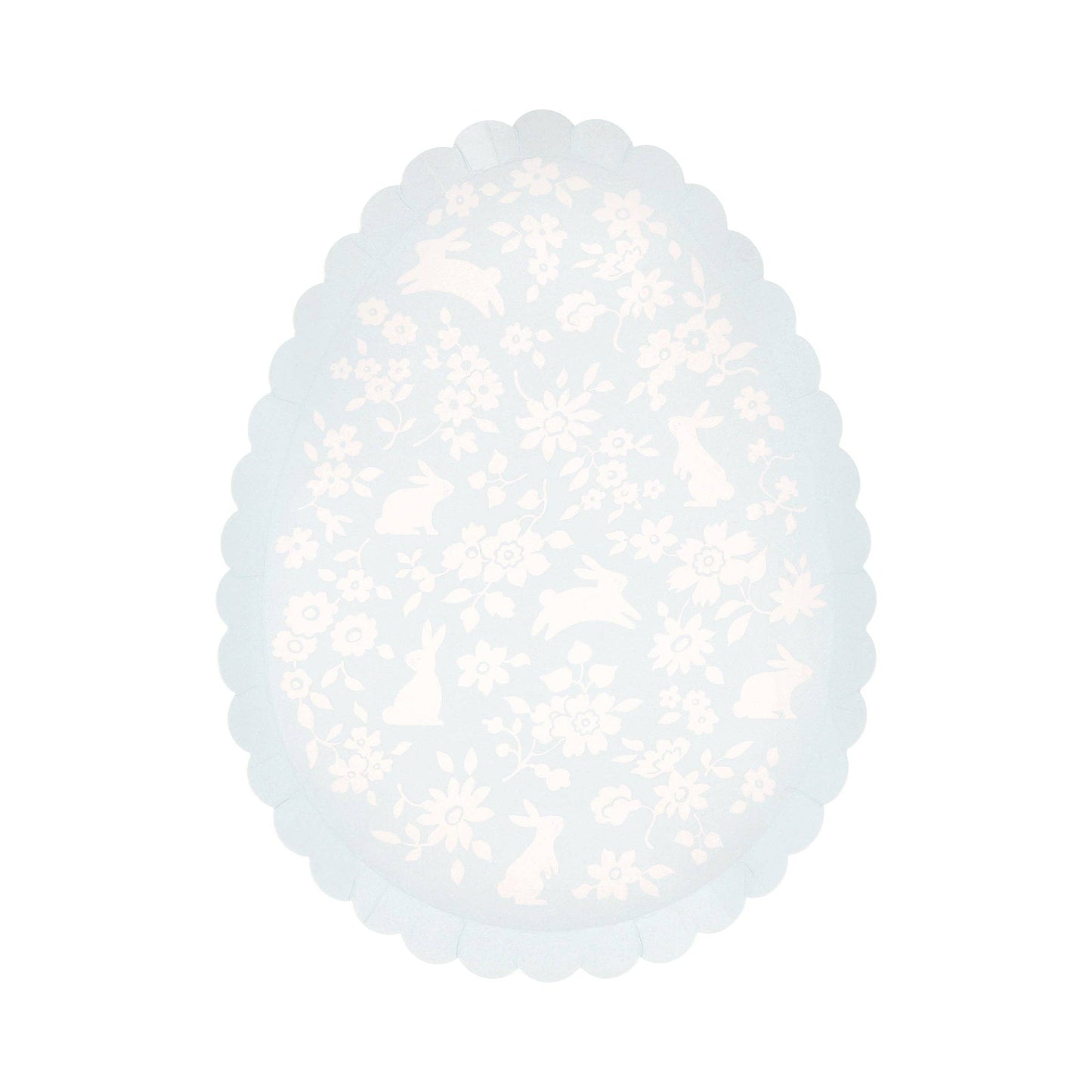 Ditsy Bunny Egg Plates