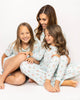 The Royal Standard - Love Blooms Here Short Sleeve Button Up Sleep Shirt   White/Multi   -Asst.: Small