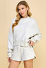 TCEC - CT7976-Dropped Shoulder Sweatshirt: White / S