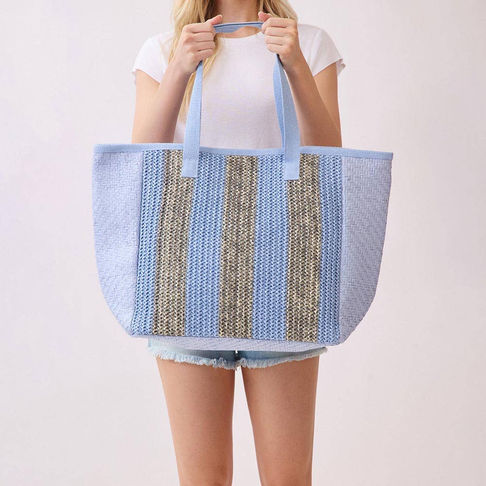 Sensibling Corp. - Nautical Stripe Tote Bag: Blue