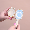 TELETIES - Mini Detangler Brush for Medium Hair - Tan