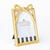 8 Oak Lane - Gold Bow 4x6 Picture Frame