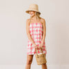 Sunshine Tienda - Pink Lemonade Tile Grotto Dress: S