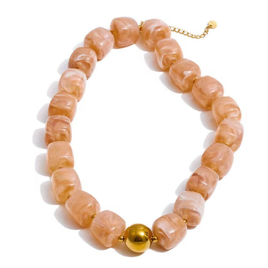 Hjane Jewels - Martha Necklace: Tan