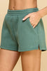 TCEC - CP9795-High waisted Sweat Shorts: White / M