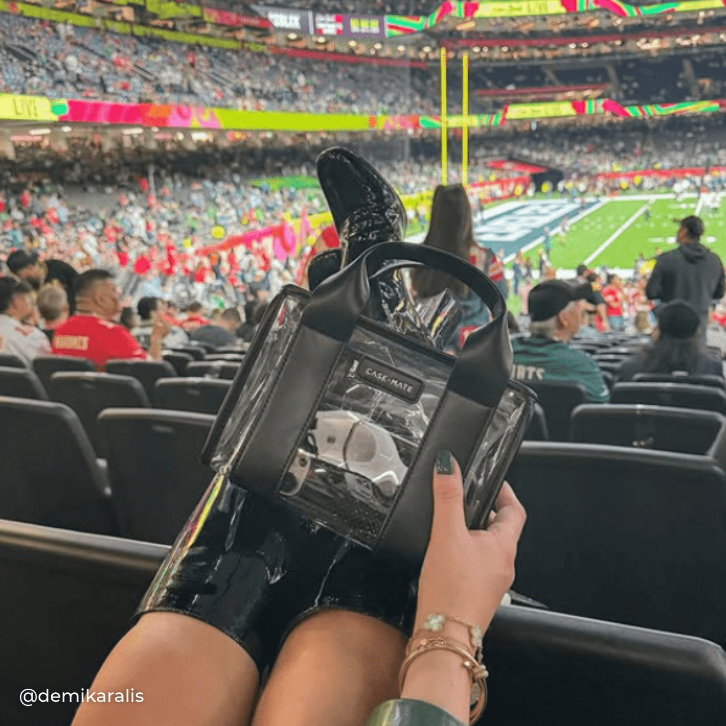 Case-Mate - Case-Mate Clear Stadium Bag: Midnight Black