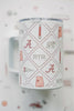 Gracefully Made Art - Licensed 16 oz. Insulated University of Alabama Mug