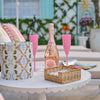 Scalloped Acrylic Champagne Flute