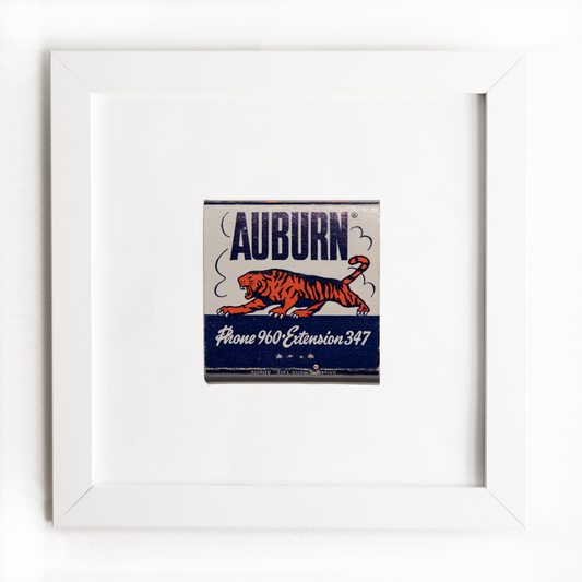 Match South - Auburn: White Frame: $135