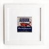 Match South - Auburn: White Frame: $135