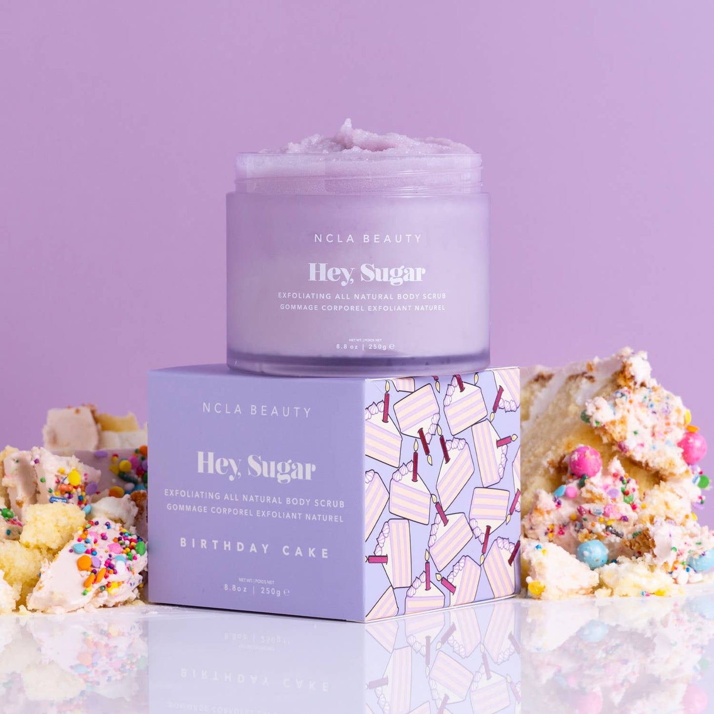 NCLA Beauty - Hey, Sugar All Natural Body Scrub - Birthday Cake