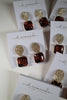St Armands Designs of Sarasota - Smokey Plum Retro Pavé Crystal Gum Drop Earrings