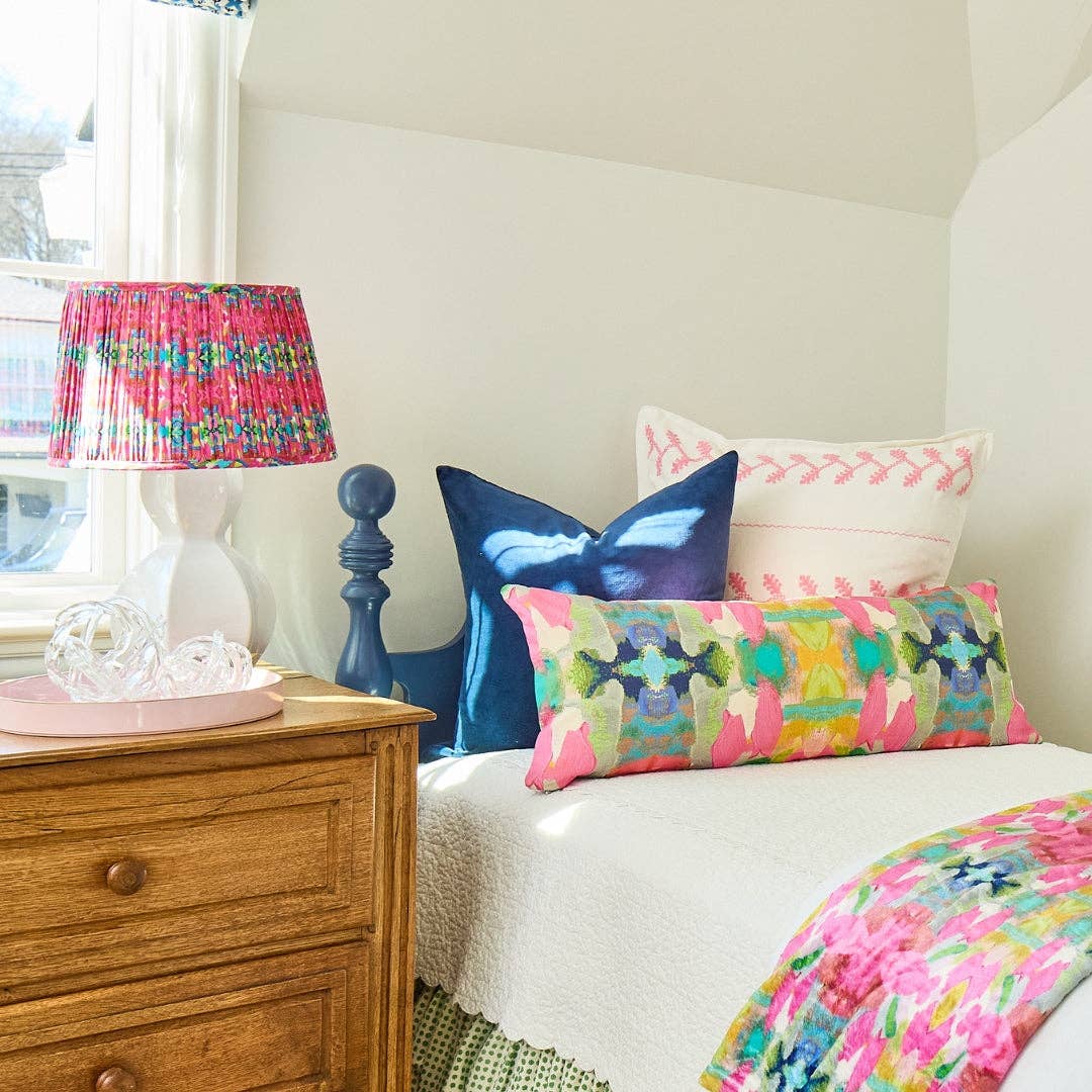 Laura Park Designs - Pink Paradise Decorative Pillow: 14" x 20" Lumbar