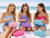 Malibu Sugar - Malibu Jelly Glitter Pouch Collection - Light Blue: Medium