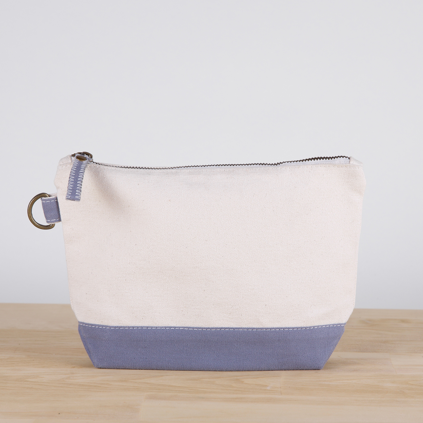 ShoreBags - All In Zip Top Pouch: Natural / No Monogram