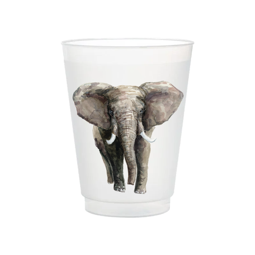 Taylor Paladino - Elephant Frosted Cups | Set of 6