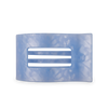 TELETIES - Flat Rectangle Hair Clip | Large | Blue Lagoon