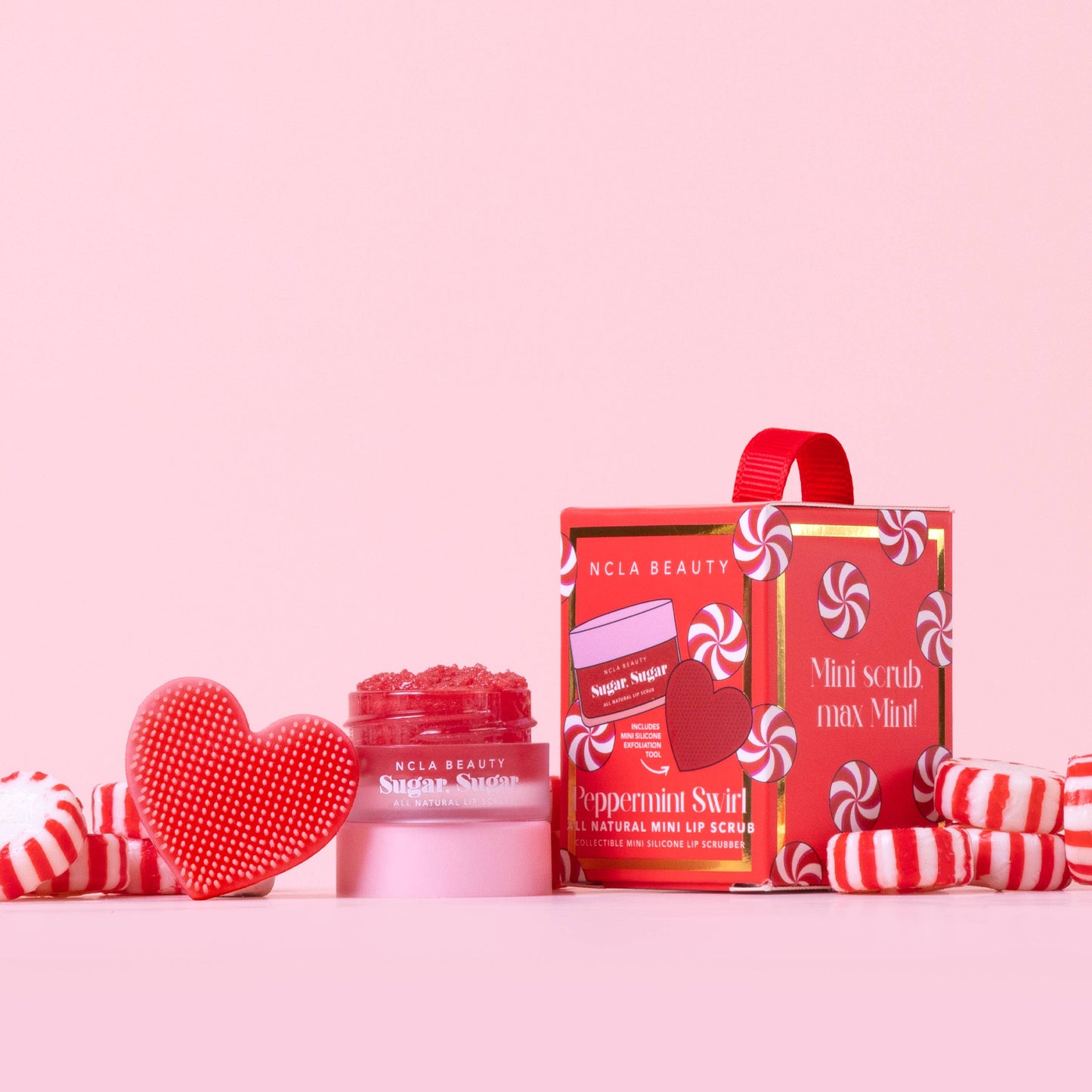 NCLA Beauty - Peppermint Swirl Lip Scrub Gift Set