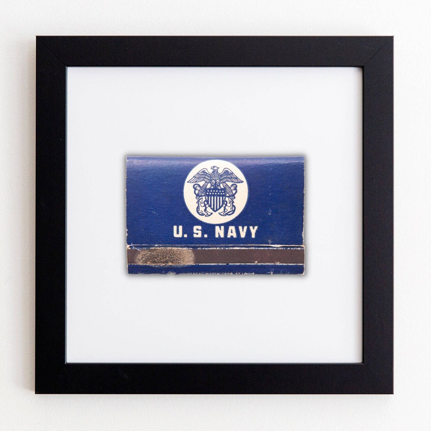 Match South - U.S. Navy (Front): White Frame: $135