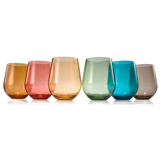 Acrylic Stemless Wine Glasses