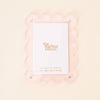 Mini Acrylic Picture Frame Magnet Pale Pink