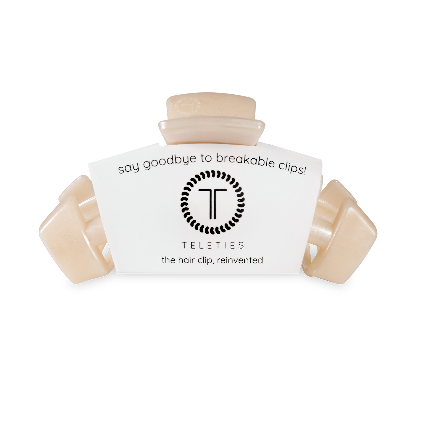 TELETIES - Classic Hair Clip | Medium | Soft Surf