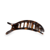 TELETIES - Round Flat Hair Clip | Medium | Tortoise