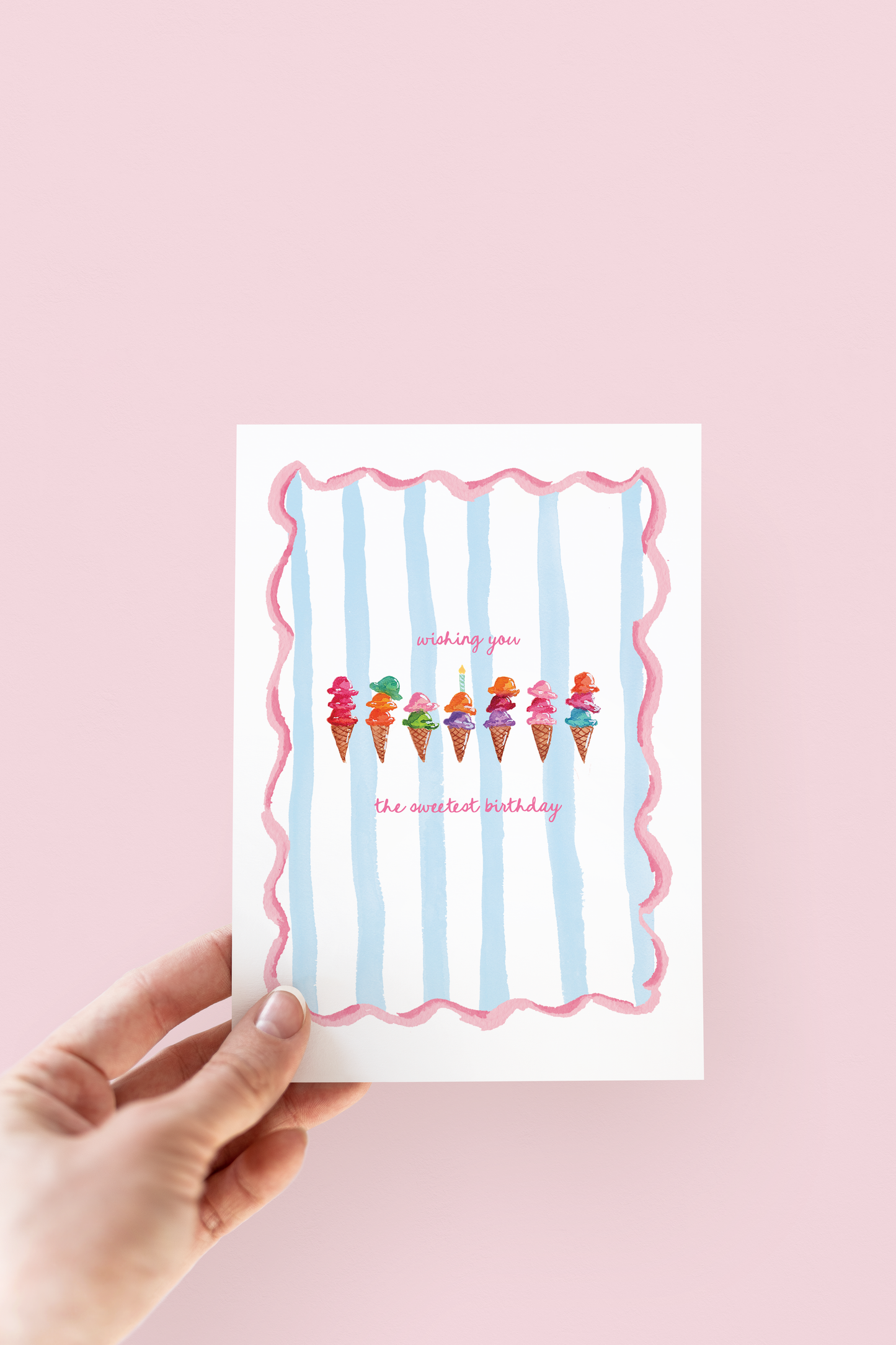 The Shelley Society - Sweetest Birthday Ice Cream Greeting Card