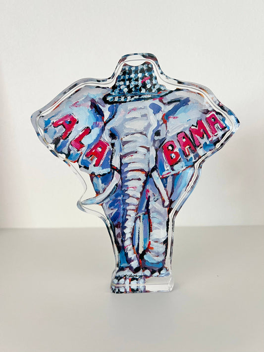 Alabama Acrylic Elephant