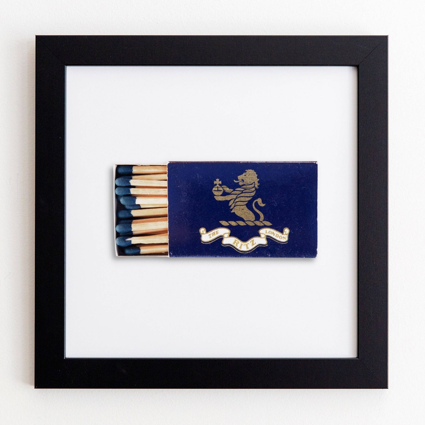 Match South - The Ritz London: White Frame: $135