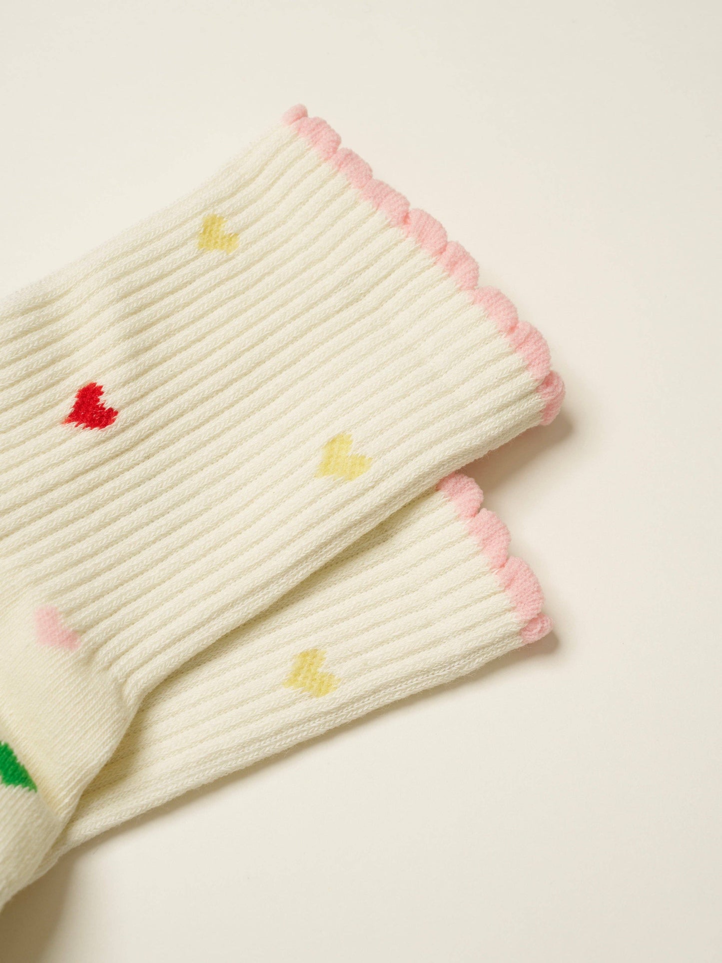 Heart Petal Grip Sock