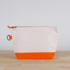 ShoreBags - All In Zip Top Pouch: Natural / No Monogram