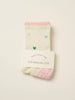 Heart Petal Grip Sock