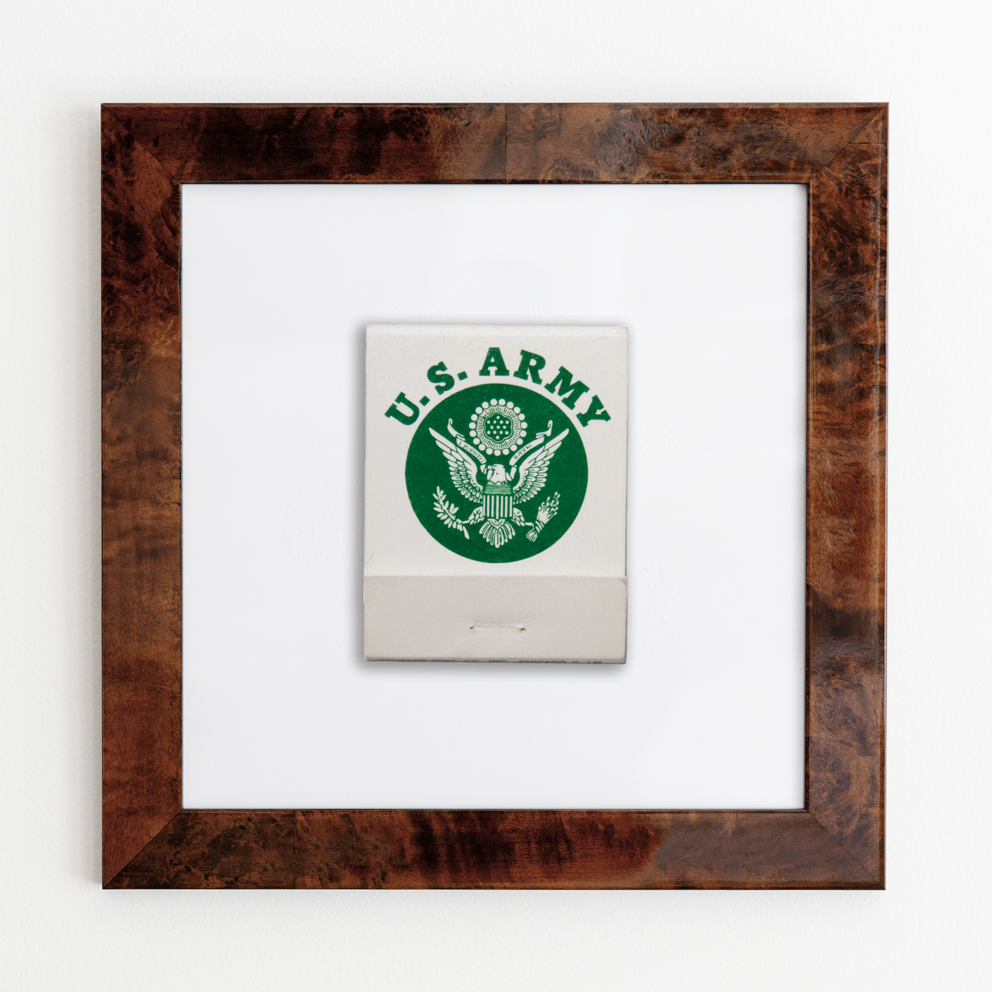 Match South - U.S. Army: White Frame: $135