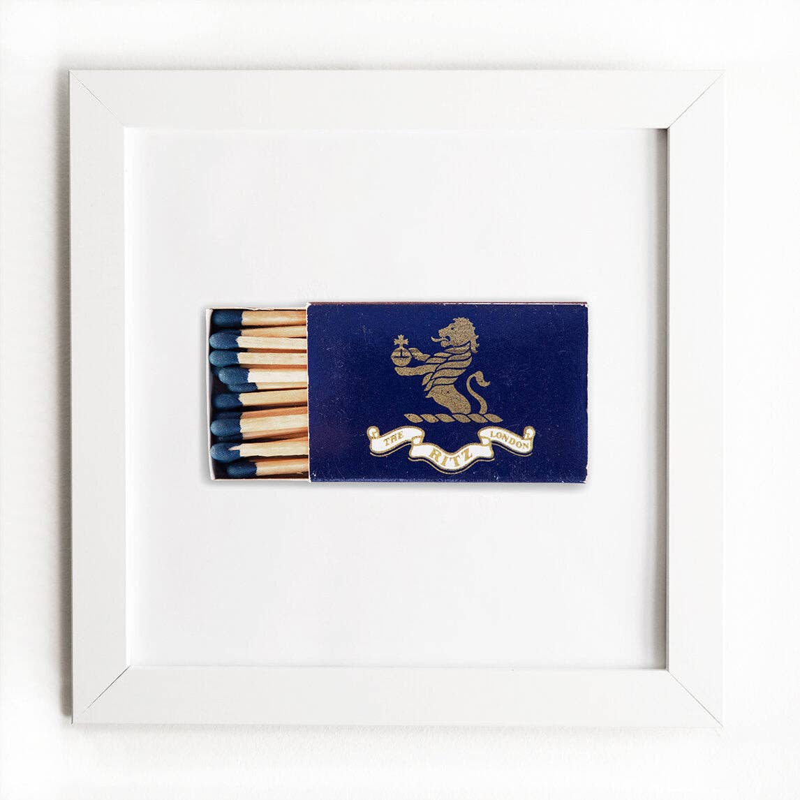 Match South - The Ritz London: White Frame: $135