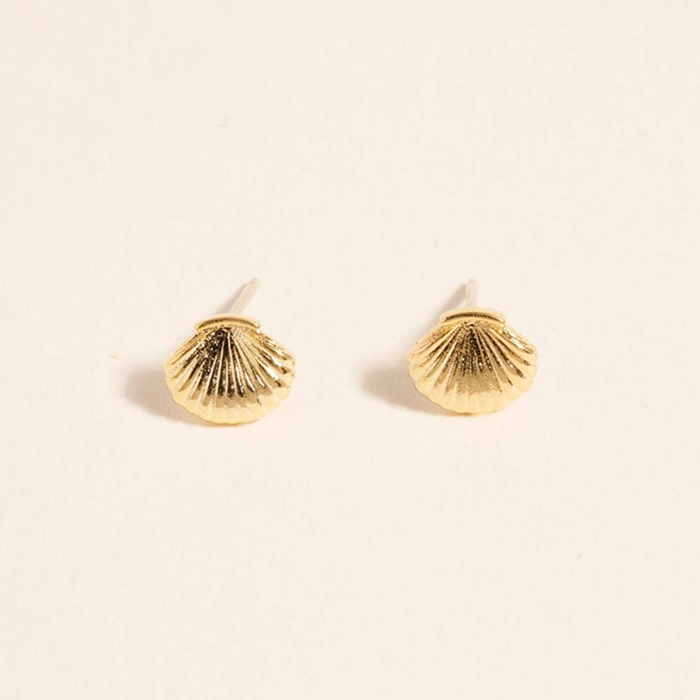 Seashell Mini Stud Earrings
