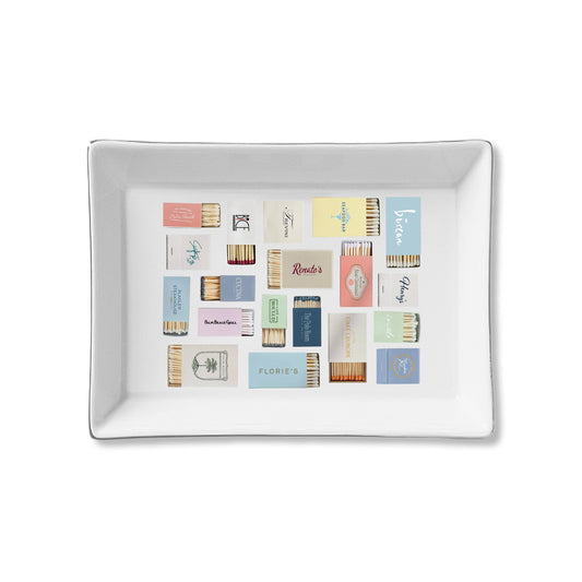 Toss Designs - Ceramic Tray Matches Palm Beach