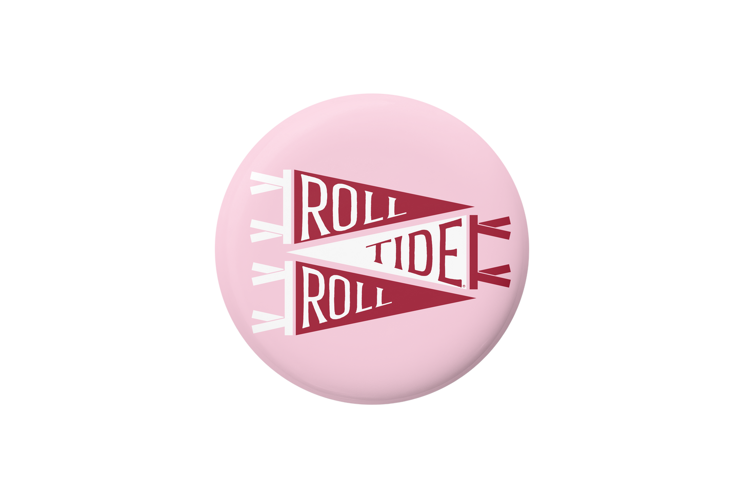 Cute As A Button - Alabama Pennant Button