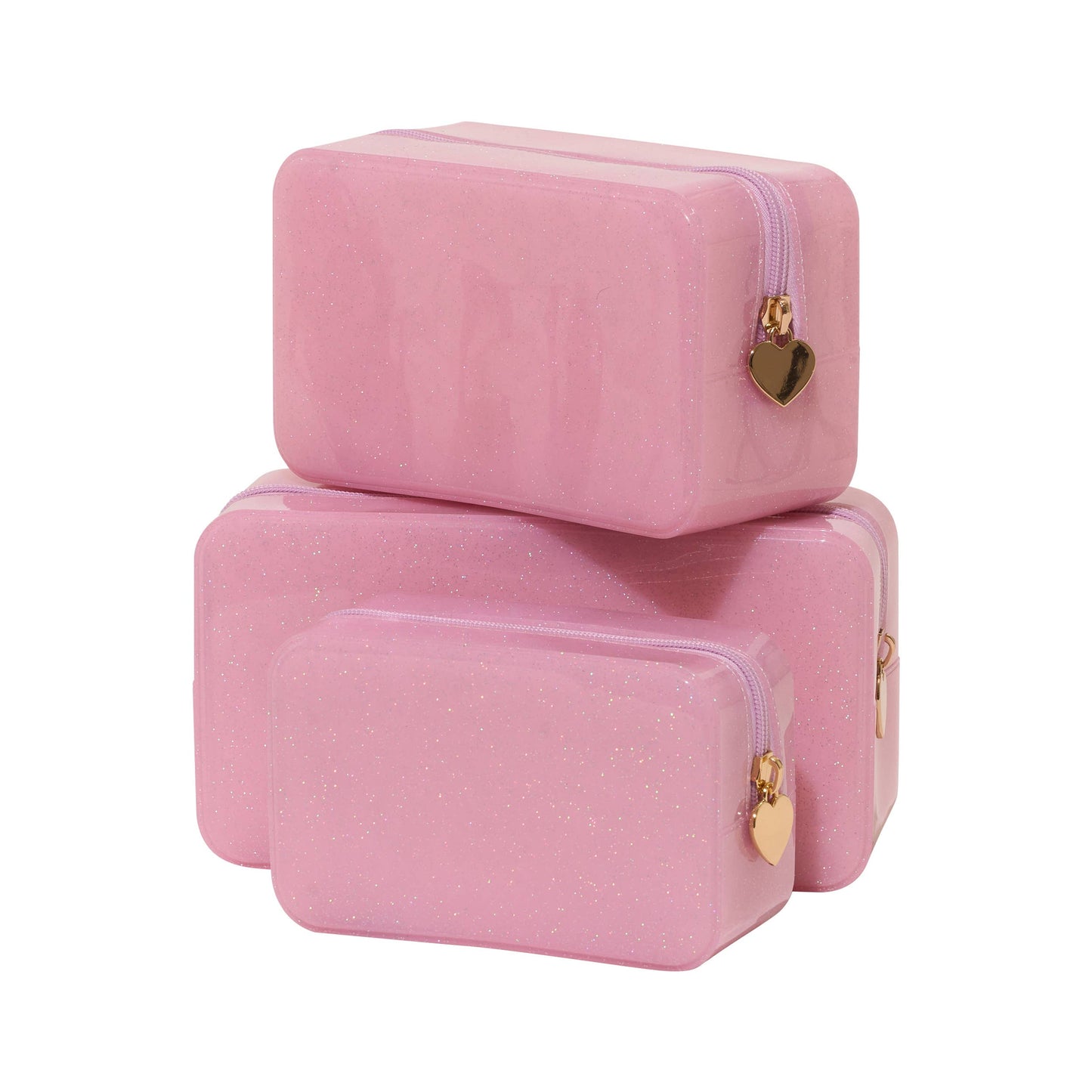 Malibu Sugar - Malibu Jelly Glitter Pouch Collection - Light Pink: Medium