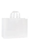 Store Supply Warehouse - Frosted Retail Shopping Bags: Clear / Case of 100 / Medium