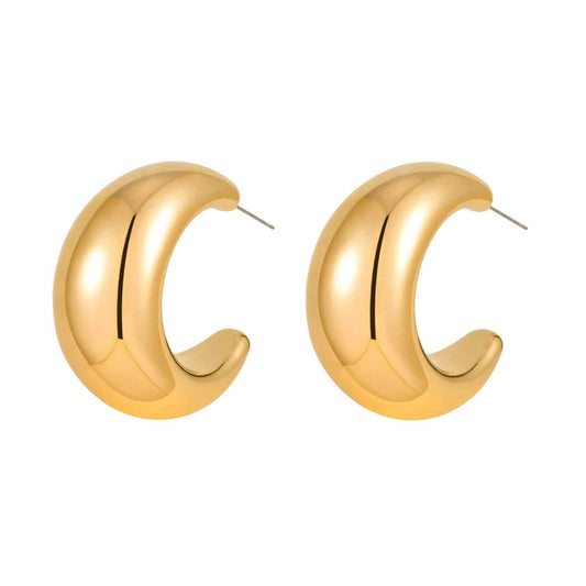 Olivia Le - Chunky Gold Hoop Earrings