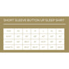 The Royal Standard - Love Blooms Here Short Sleeve Button Up Sleep Shirt   White/Multi   -Asst.: Small
