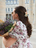 Solar Eclipse - Hand-Painted Mini Flower Mahjong Claw Hair Clip | Eco-Friendly