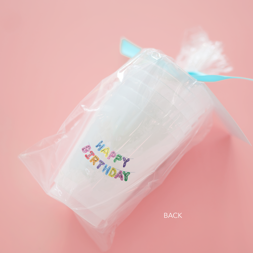 Taylor Paladino - Happy Birthday Frosted Cups | Set of 6 (Double Sided)