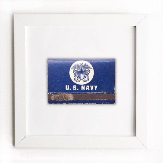 Match South - U.S. Navy (Front): White Frame: $135