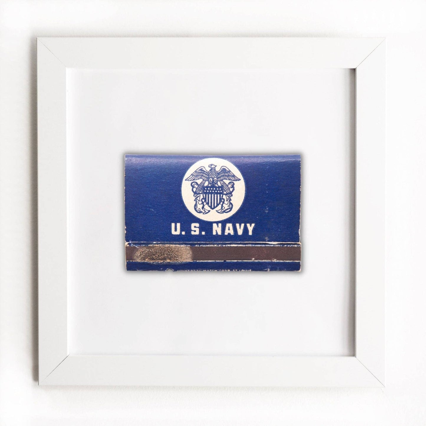 Match South - U.S. Navy (Front): White Frame: $135